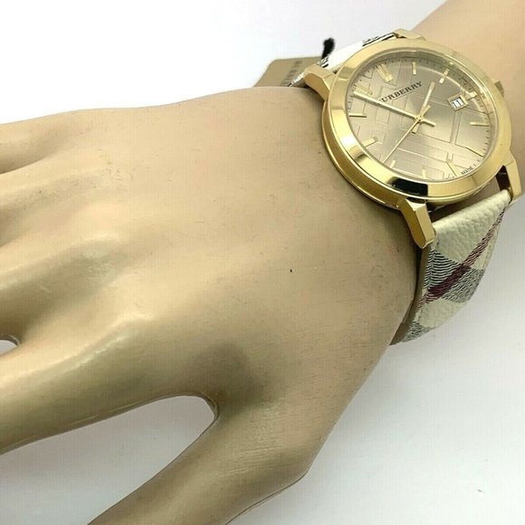 Burberry Women's Watch BU9026 The City Gold Tone - Picture 4 of 9